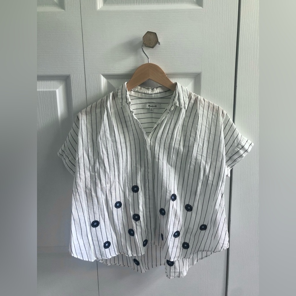 Madewell Embroidered Hilltop Shirt